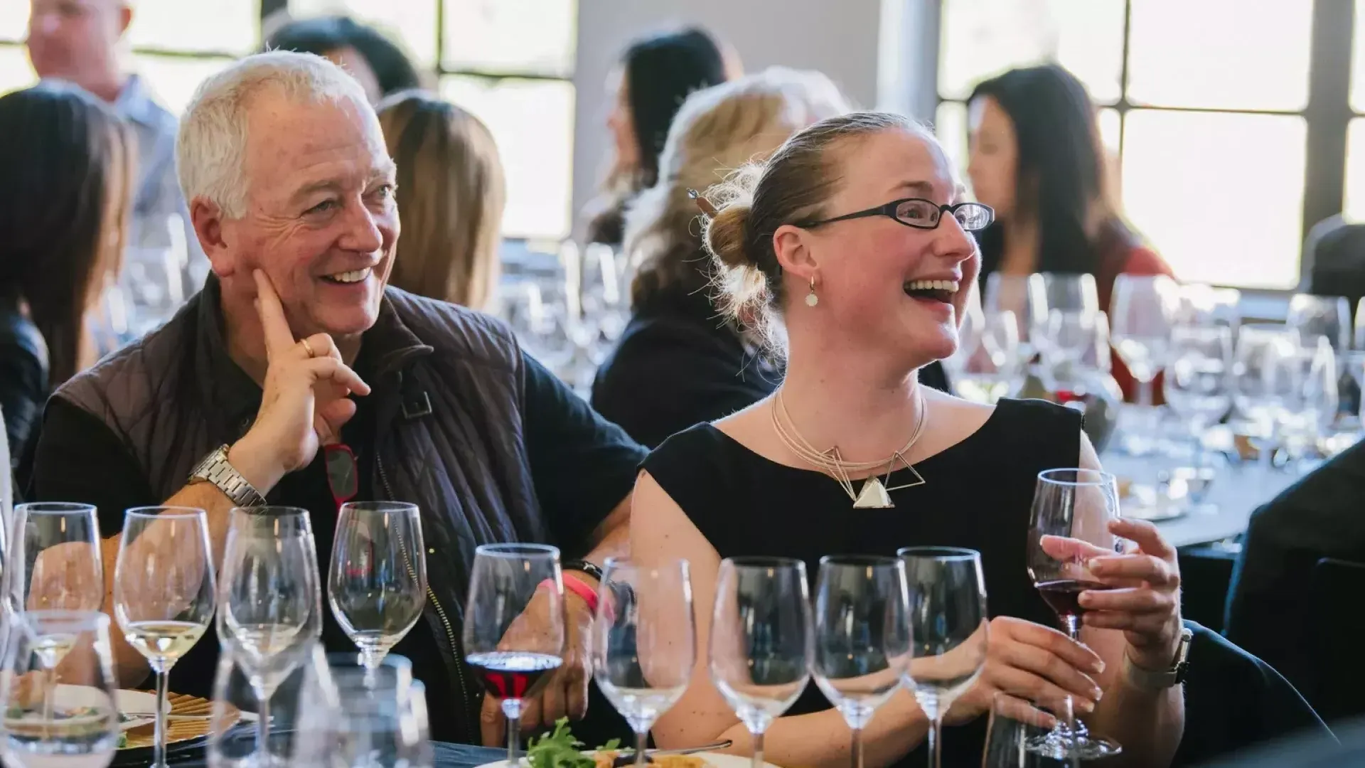 Students at the SF Wine School